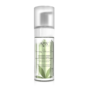 5528 CANNABIS HOME CARE Łagodząca pianka do mycia twarzy na bazie hydrolatu z konopi / 150ml
